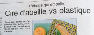 Cire d'abeille vs plastique - dans Pays 06