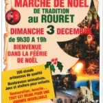 Affiche marché Noël 2018 du Rouret 