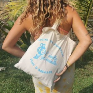 Tote bag - L'abeille qui emballe