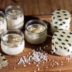 mini beewraps du pack "Pot d'yaourt" en action !