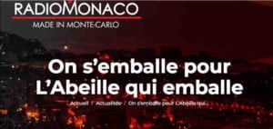 Radio Monaco s'emballe pour L'abeille qui emballe