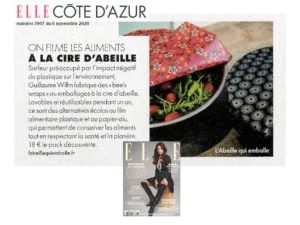 ELLE - On filme les aliments à la cire d'abeille