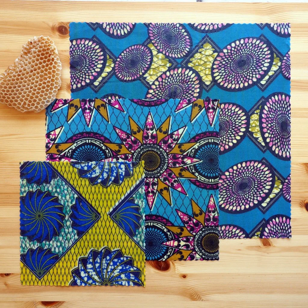 Motifs des bee wraps du pack découverte "collection wax"