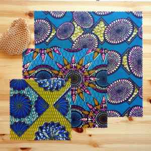 Motifs des bee wraps du pack découverte "collection wax"