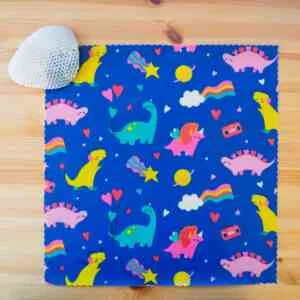 bee wrap taille Large - diplodocus - L'abeille qui emballe